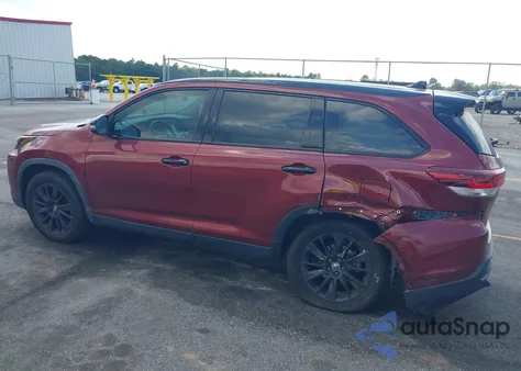 2019 Toyota Highlander Se z USA, uszkodzony, nr VIN 5TDKZRFH2KS314944